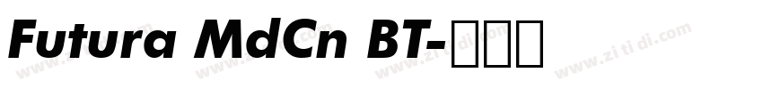Futura MdCn BT字体转换